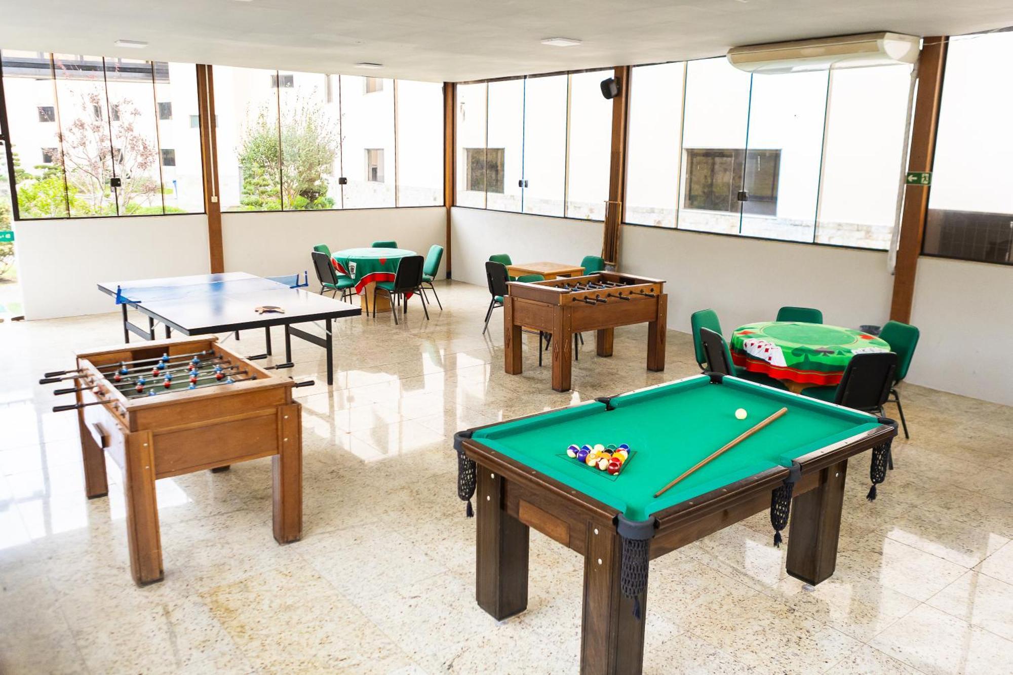 Hotel Golden Park All Inclusive Pocos De Caldas By Nacional Inn Bagian luar foto Games room